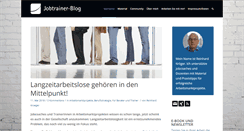 Desktop Screenshot of jobtrainer-blog.de